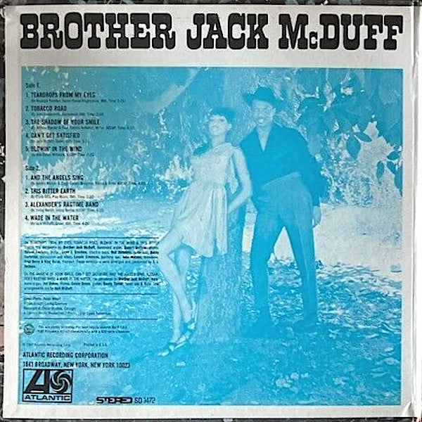 Brother Jack McDuff ~ Tobacco Road (Vinyl) - Djungel & Jazz