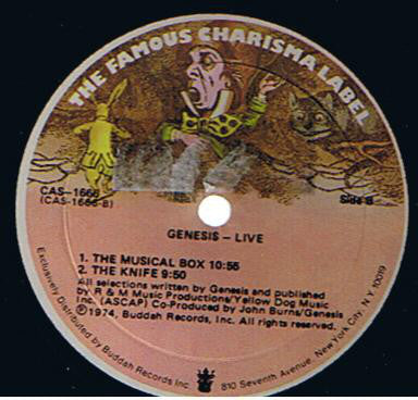 Genesis ~ Live (Vinyl) - Djungel & Jazz