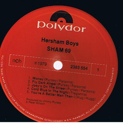 Sham 69 : The Adventures Of Hersham Boys (LP, Gat)