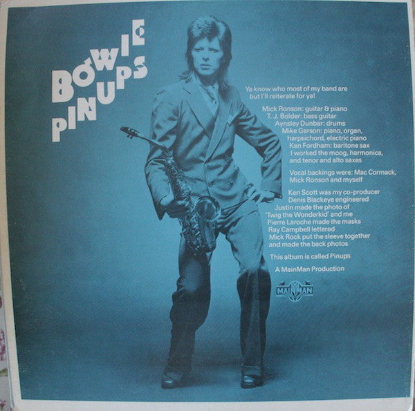 David Bowie : Pinups (LP, Album, Gat)