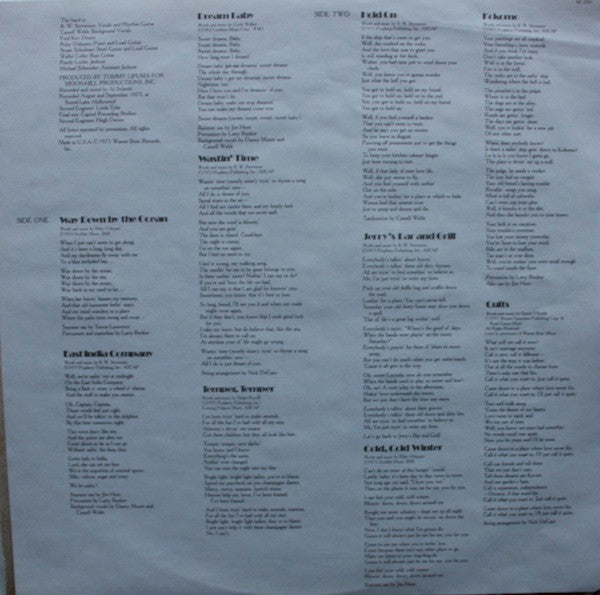B.W. Stevenson ~ We Be Sailin' (Vinyl) - Djungel & Jazz