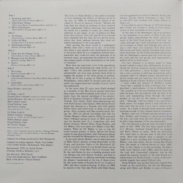 Hank Mobley ~ Messages (Vinyl) - Djungel & Jazz