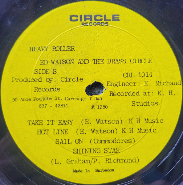 Ed Watson And The Brass Circle : Heavy Roller (LP, Album)