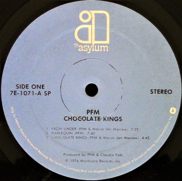 Premiata Forneria Marconi ~ Chocolate Kings (Vinyl) - Djungel & Jazz