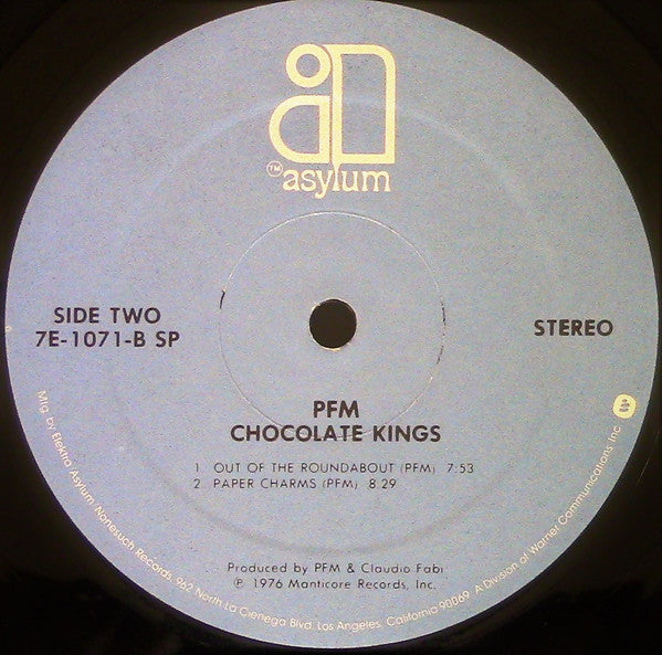 Premiata Forneria Marconi ~ Chocolate Kings (Vinyl) - Djungel & Jazz