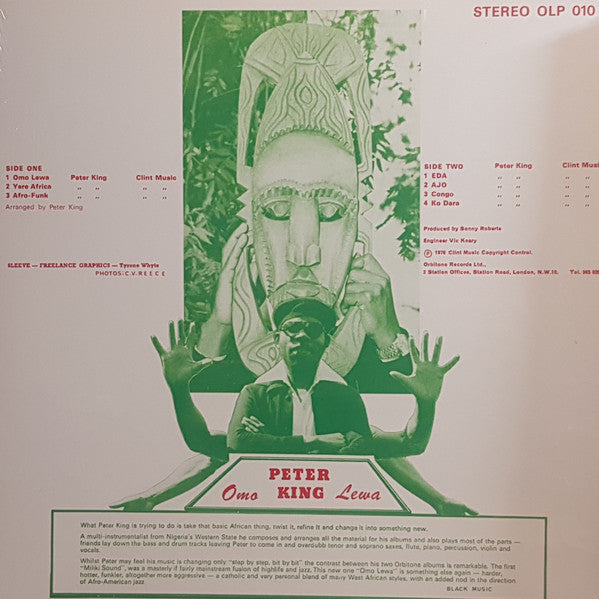 Peter King ~ Omo Lewa (Vinyl) - Djungel & Jazz