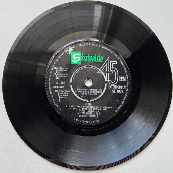 Mitch Ryder & The Detroit Wheels ~ Ridin' (Vinyl) - Djungel & Jazz