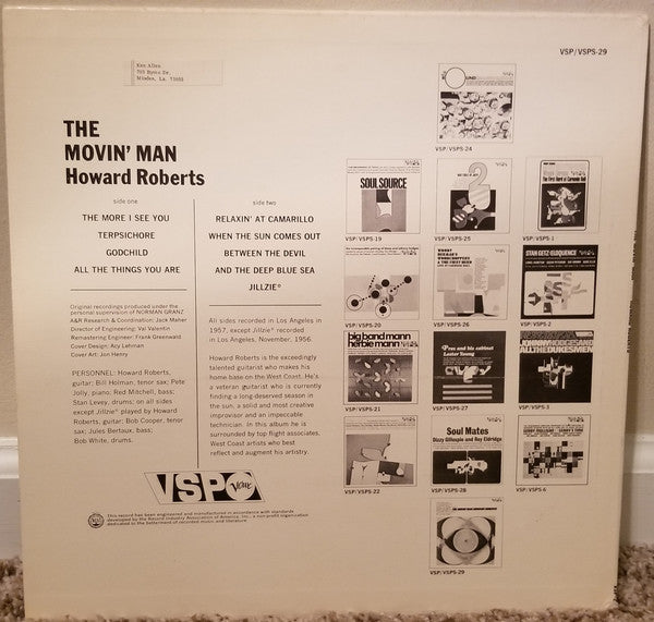 Howard Roberts ~ The Movin' Man (Vinyl) - Djungel & Jazz