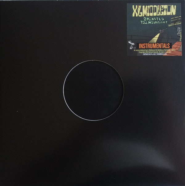 XL Middleton : 2 Minutes Till Midnight Instrumentals (LP)