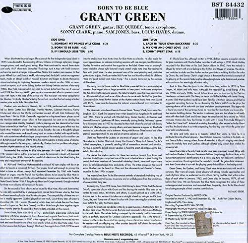 Grant Green ~ Born To Be Blue (Vinyl) - Djungel & Jazz