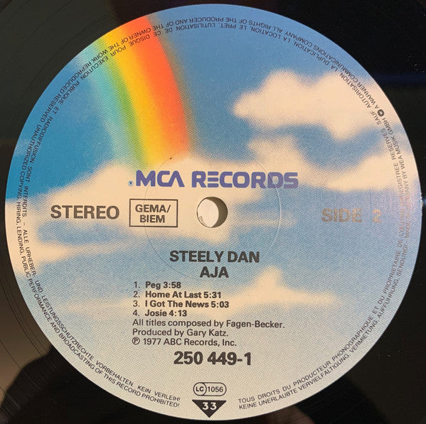 Steely Dan : Aja (LP, Album, RE)