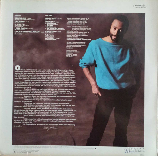 Bobby McFerrin ~ The Voice (Vinyl) - Djungel & Jazz