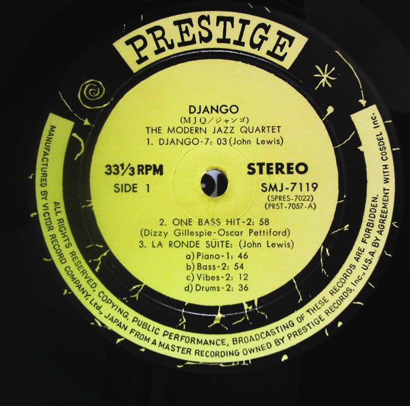 MJQ ~ Django (Vinyl) - Djungel & Jazz