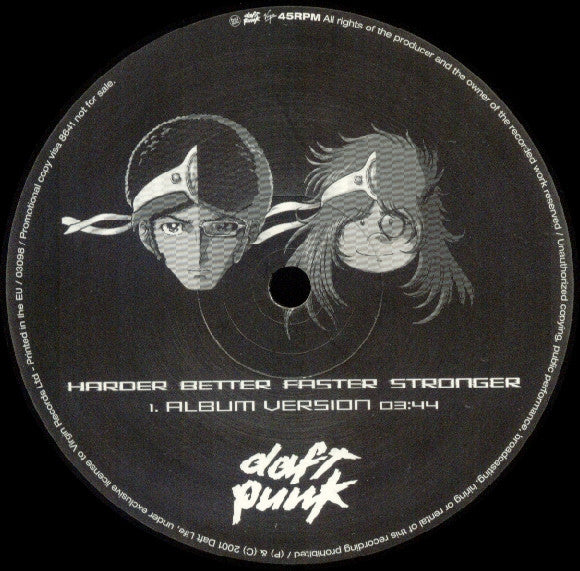 Daft Punk ~ Harder Better Faster Stronger (Vinyl) - Djungel & Jazz