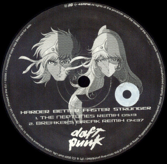 Daft Punk ~ Harder Better Faster Stronger (Vinyl) - Djungel & Jazz