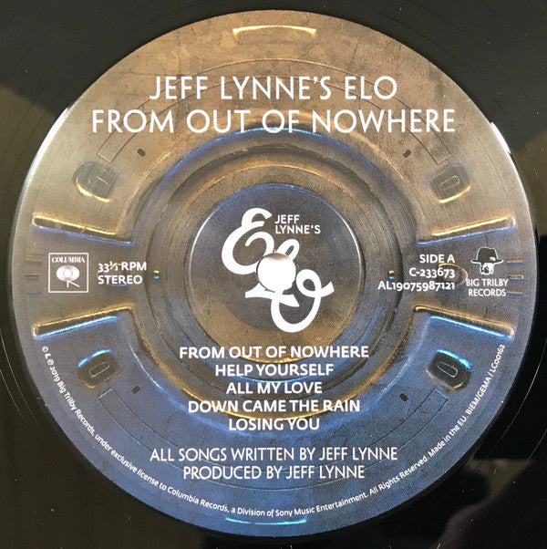 Jeff Lynne's ELO ~ From Out Of Nowhere (Vinyl) - Djungel & Jazz