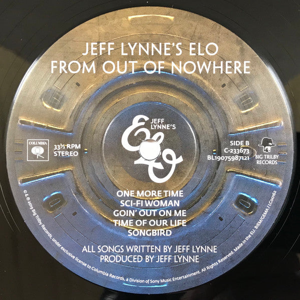 Jeff Lynne's ELO ~ From Out Of Nowhere (Vinyl) - Djungel & Jazz