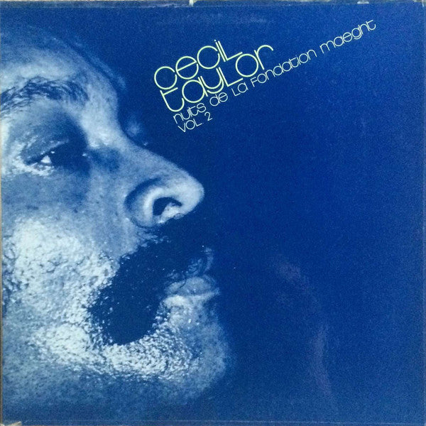 Cecil Taylor : Nuits De La Fondation Maeght Vol. 2 (LP, Album, Gat)