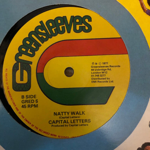 Capital Letters ~ Smoking My Ganja/Natty walk (Vinyl) - Djungel & Jazz