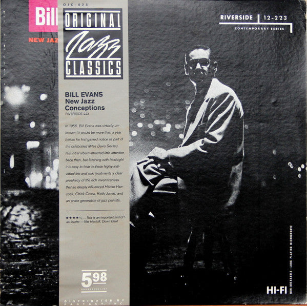 Bill Evans : New Jazz Conceptions (LP, Album, Mono, RE)