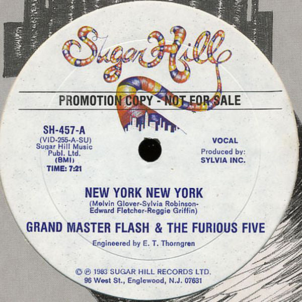 Grandmaster Flash & The Furious Five ~ New York New York (Vinyl) - Djungel & Jazz
