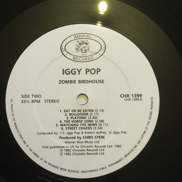 Iggy Pop : Zombie Birdhouse (LP, Album)