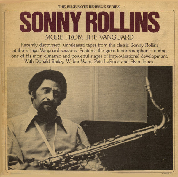 Sonny Rollins ~ More From The Vanguard (Vinyl) - Djungel & Jazz