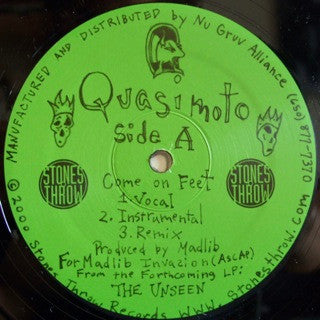 Quasimoto ~ Come On Feet (Vinyl) - Djungel & Jazz