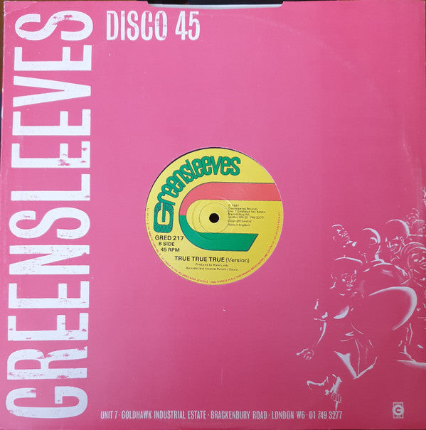 Ruddy Thomas : True True True (12")