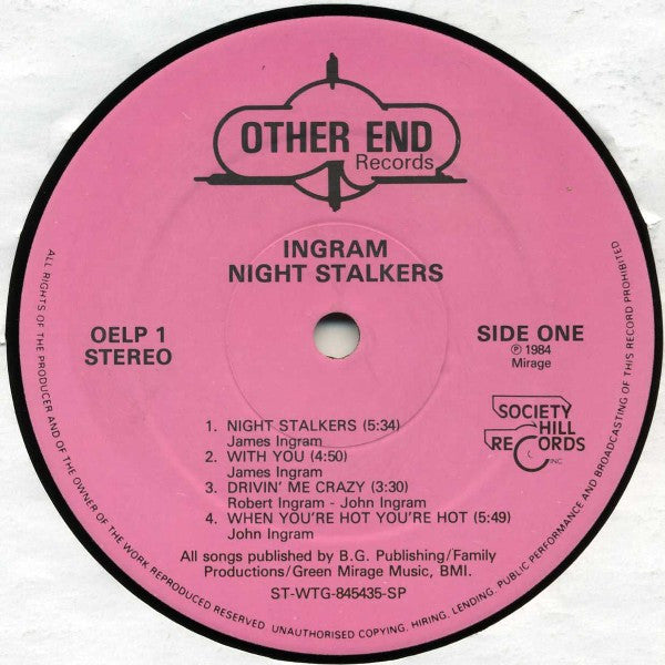 Ingram ~ Night Stalkers (Vinyl) - Djungel & Jazz