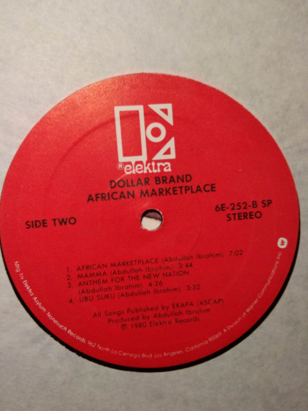 Dollar Brand : African Marketplace (LP, Album, SP )