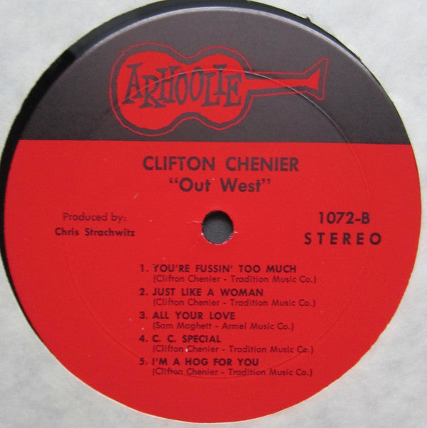 Clifton Chenier With Elvin Bishop And Steve Miller  ~ Out West (Vinyl) - Djungel & Jazz