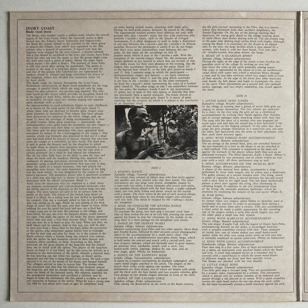 Baoulé : Ivory Coast (LP, Album)