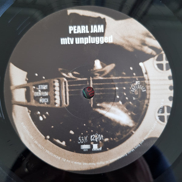 Pearl Jam ~ MTV Unplugged (Vinyl) - Djungel & Jazz