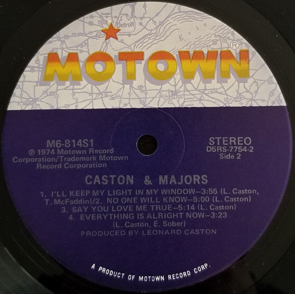 Caston & Majors : Caston & Majors (LP, Album)