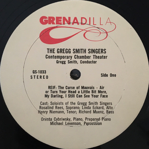 Gregg Smith Singers ~ Contemporary Chamber Theater (Vinyl) - Djungel & Jazz