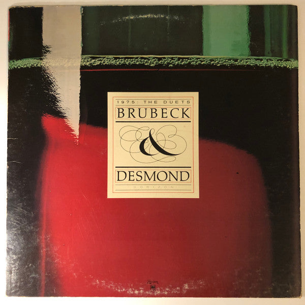 Brubeck & Desmond ~ 1975: The Duets (Vinyl) - Djungel & Jazz