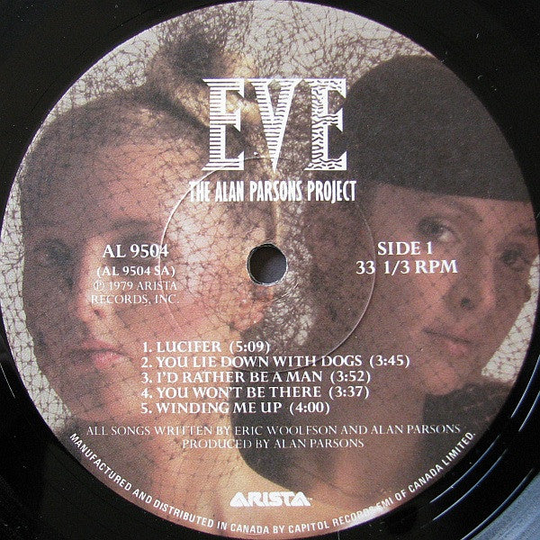 The Alan Parsons Project ~ Eve (Vinyl) - Djungel & Jazz