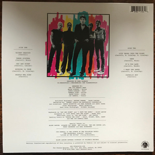 The Jim Carroll Band ~ Catholic Boy (Vinyl) - Djungel & Jazz
