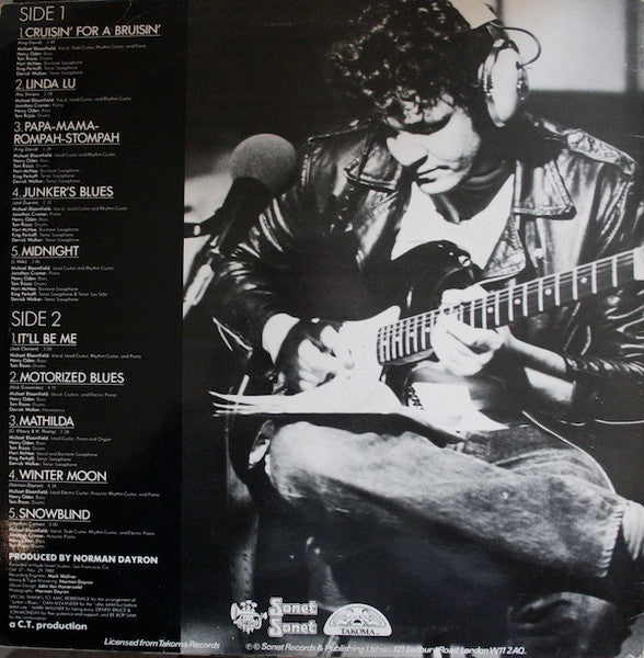 Mike Bloomfield ~ Cruisin' For A Bruisin' (Vinyl) - Djungel & Jazz
