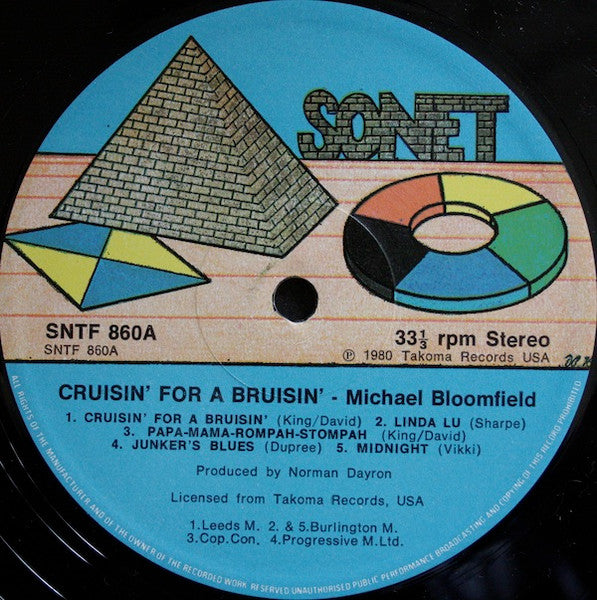 Mike Bloomfield ~ Cruisin' For A Bruisin' (Vinyl) - Djungel & Jazz