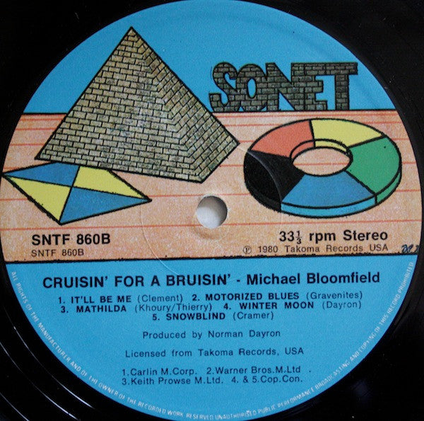 Mike Bloomfield ~ Cruisin' For A Bruisin' (Vinyl) - Djungel & Jazz