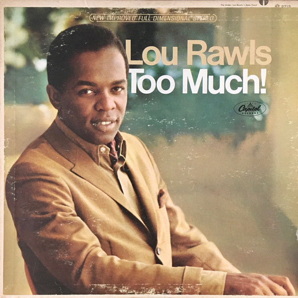 Lou Rawls ~ Too Much! (Vinyl) - Djungel & Jazz