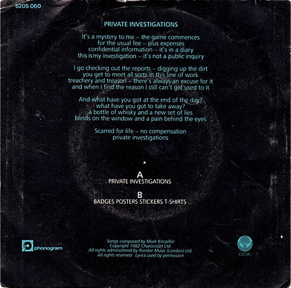 Dire Straits ~ Private Investigations (Vinyl) - Djungel & Jazz