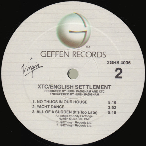 XTC : English Settlement (2xLP, Album, RE, Spe)