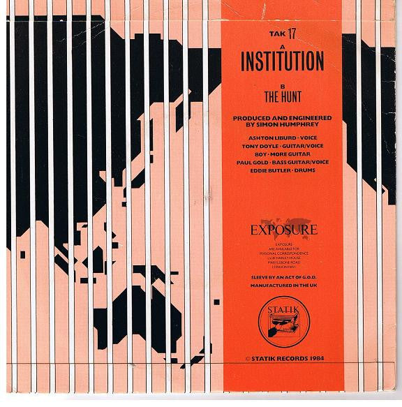 Exposure  ~ Institution (Vinyl) - Djungel & Jazz