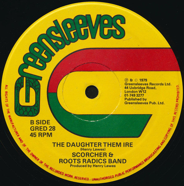 Barrington Levy / Scorcher & Roots Radics Band ~ Englishman / The Daughter Them Ire (Vinyl) - Djungel & Jazz