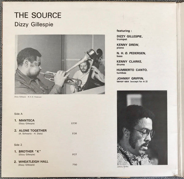 Dizzy Gillespie ~ The Source (Vinyl) - Djungel & Jazz