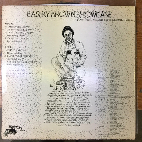 Barry Brown : I'm Not So Lucky (Showcase) (LP, Album, W/Lbl, Pre)