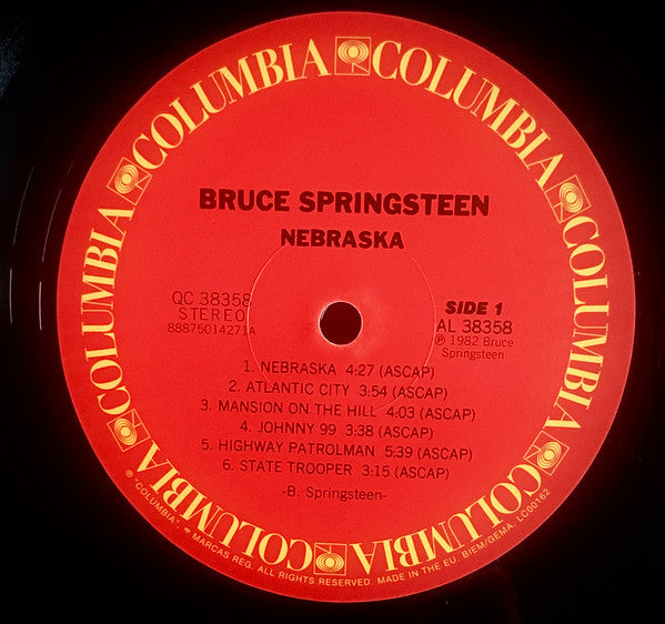 Bruce Springsteen ~ Nebraska (Vinyl) - Djungel & Jazz